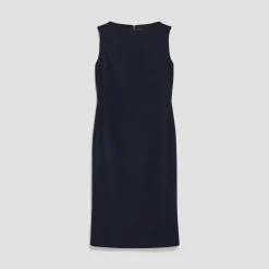 Flared Dress in Admiral Crepe