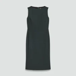 Flared Dress in Admiral Crepe