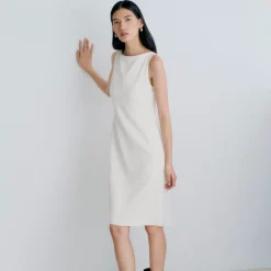 Flared Dress in Admiral Crepe