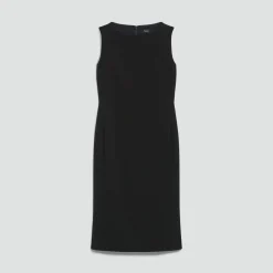 Flared Dress in Admiral Crepe