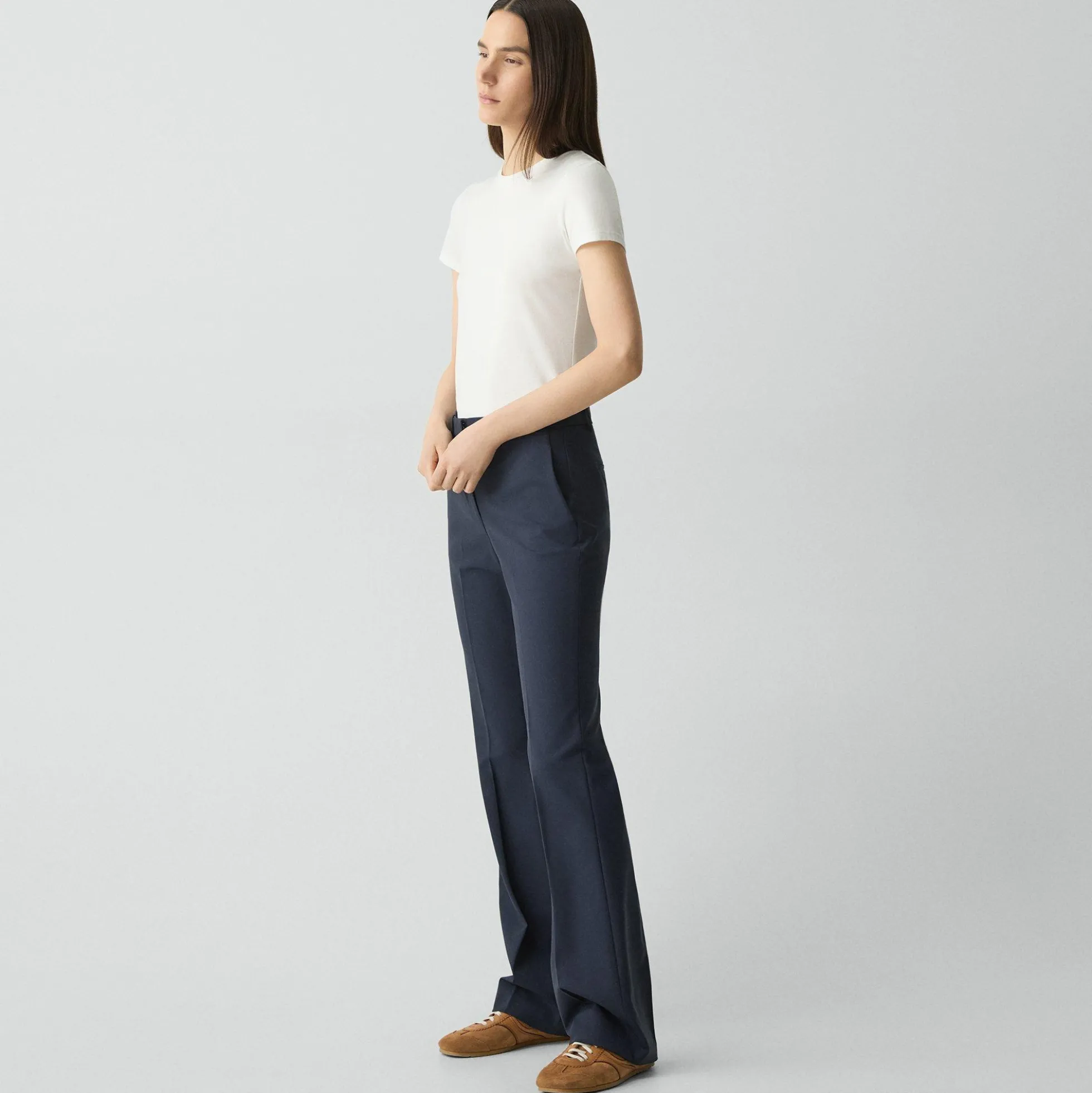 Flared Pant, 29'' in Good Wool