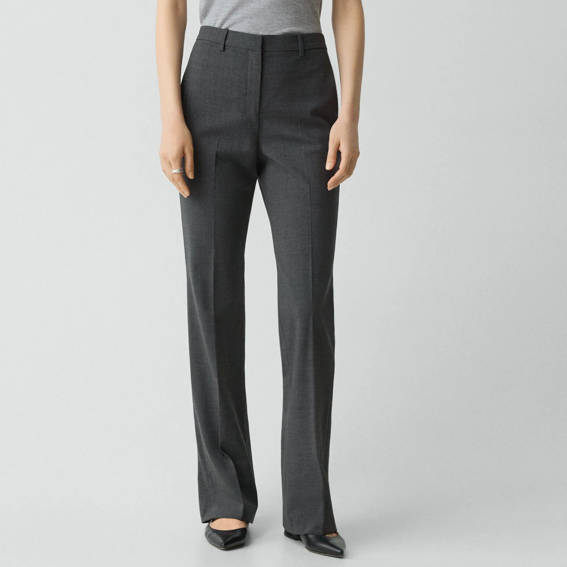 Flared Pant, 34'' in Good Wool