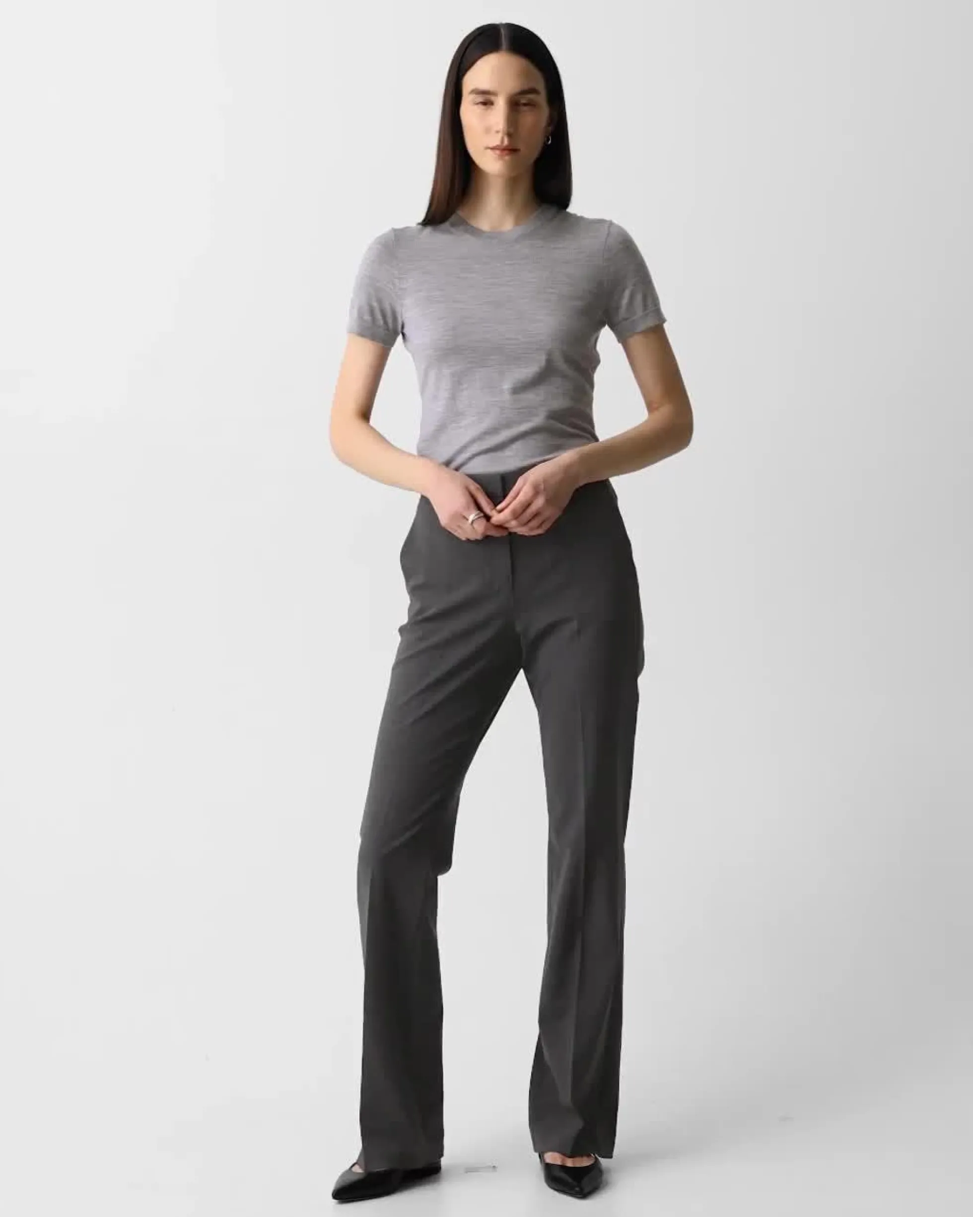 Flared Pant, 34'' in Good Wool