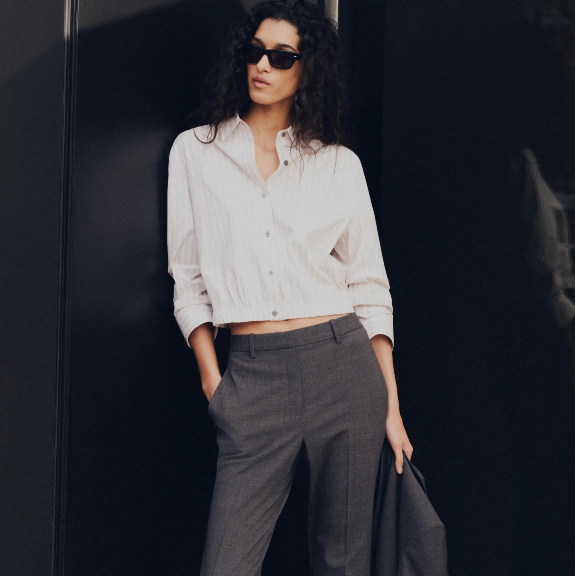 Flared Pant, 34'' in Good Wool