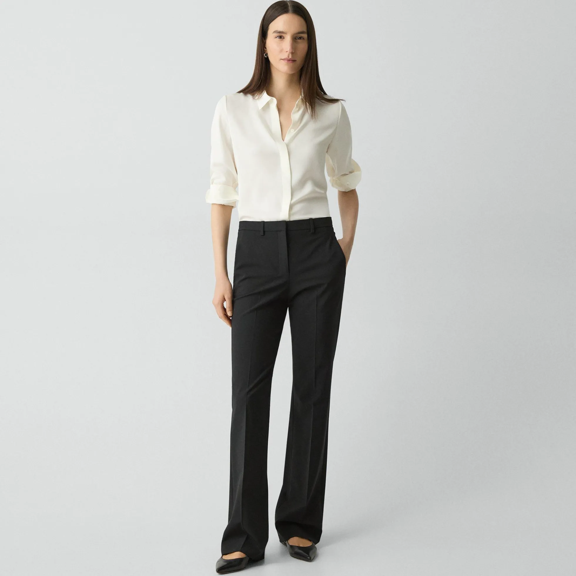 Flared Pant, 29'' in Good Wool