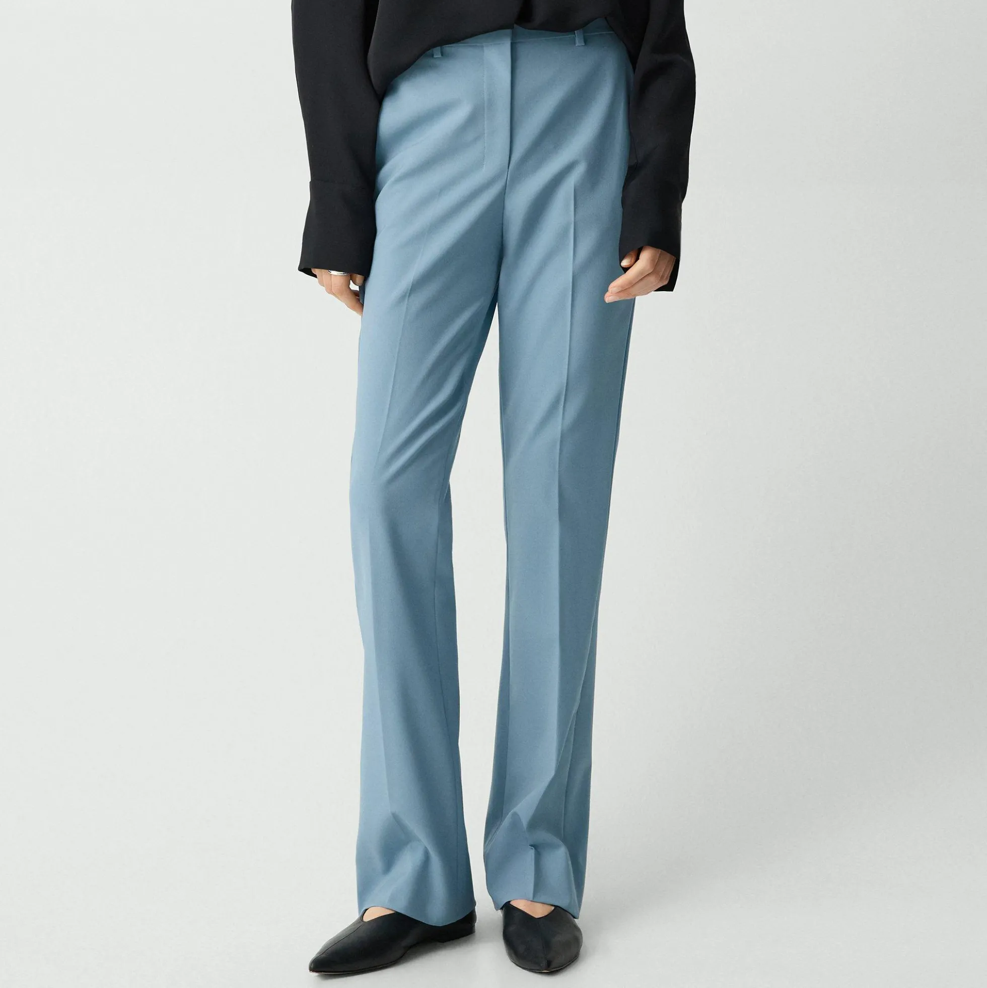 Flared Pant, 34'' in Good Wool