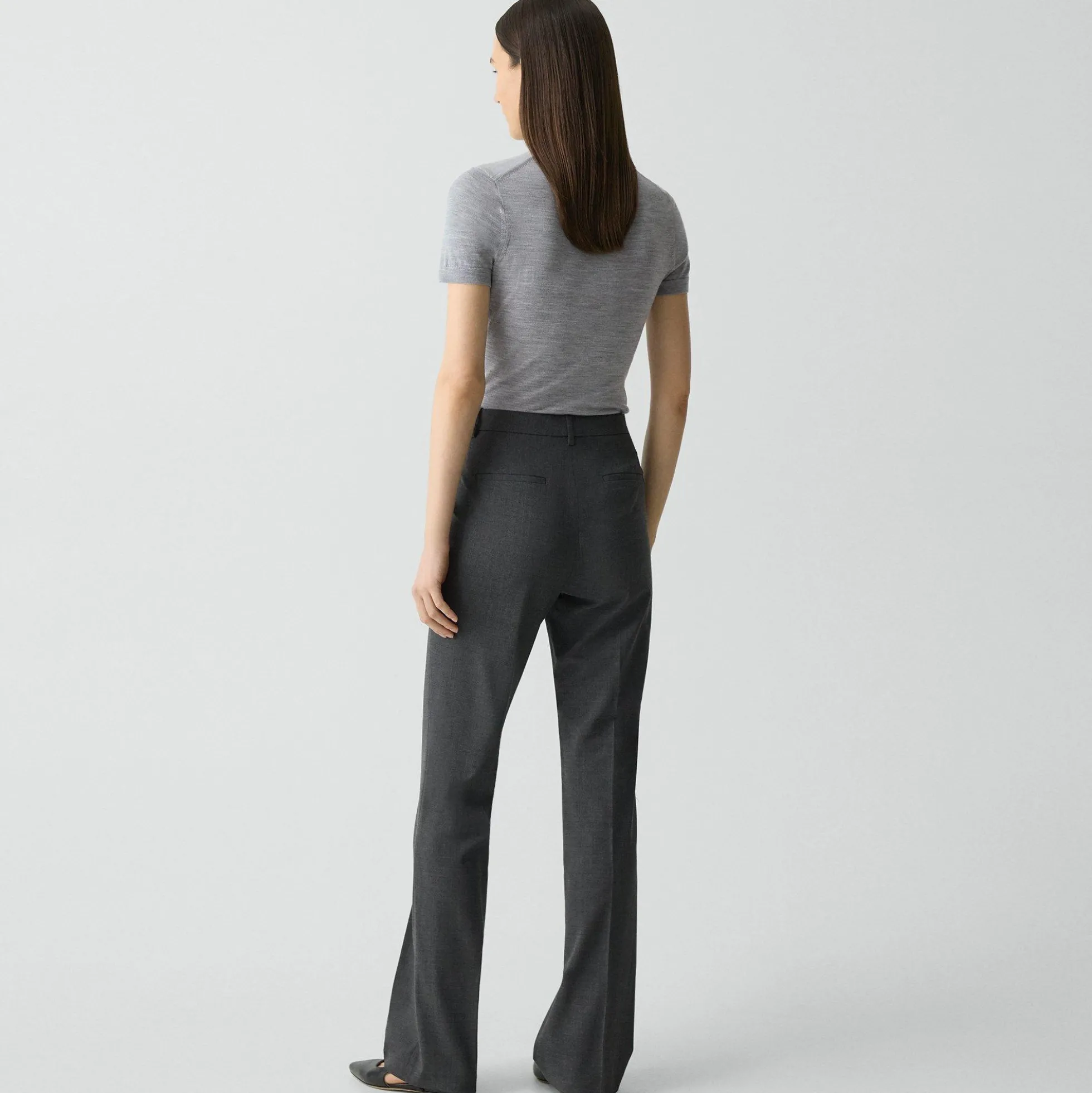 Flared Pant, 29'' in Good Wool