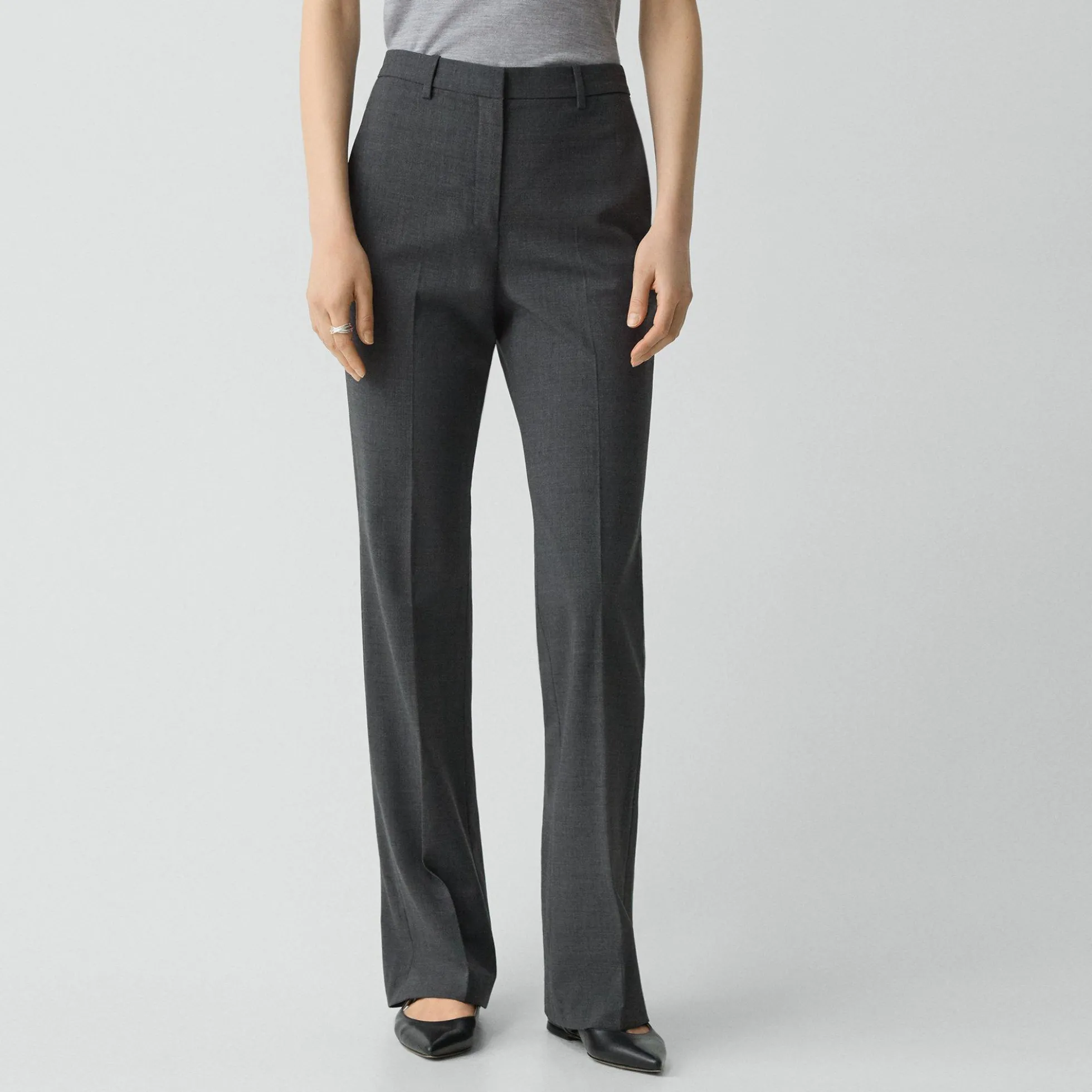 Flared Pant, 29'' in Good Wool