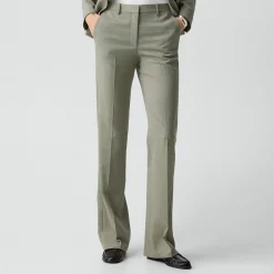 Flared Pant, 29'' in Wool Gabardine