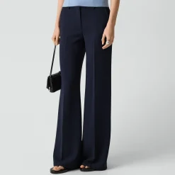 Fluid Flare Pant, 33'' in Admiral Crepe