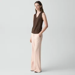 Fluid Flare Pant, 33'' in Admiral Crepe