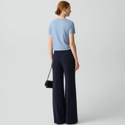 Fluid Flare Pant, 30'' in Admiral Crepe