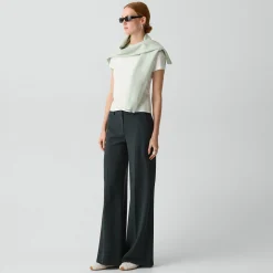 Fluid Flare Pant, 33'' in Admiral Crepe