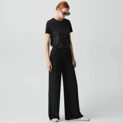 Fluid Flare Pant, 33'' in Admiral Crepe