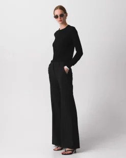 Fluid Flare Pant, 33'' in Good Wool