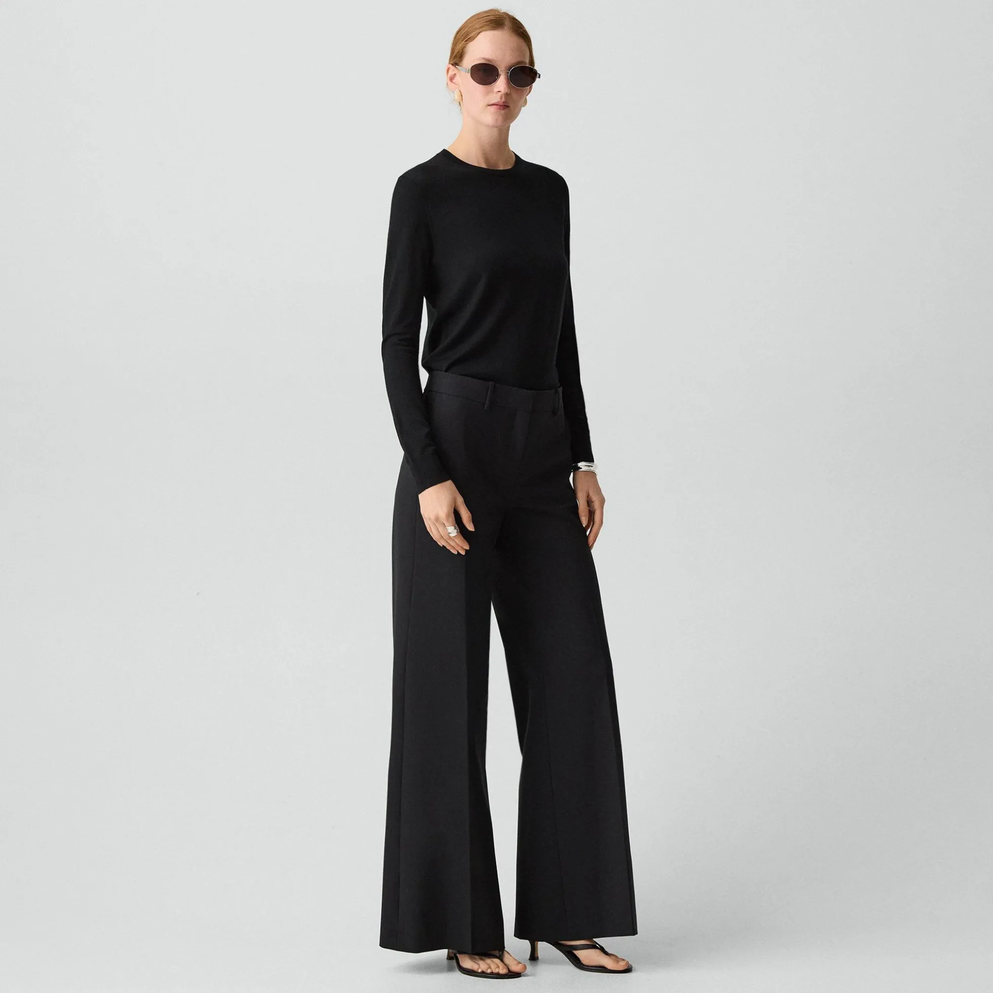 Fluid Flare Pant, 30'' in Good Wool