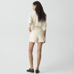Fluid Pleat Short in Admiral Crepe