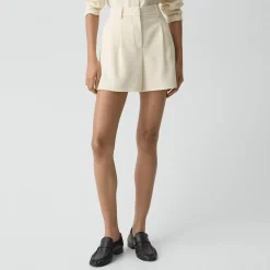 Fluid Pleat Short in Admiral Crepe