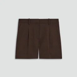 Fluid Pleat Short in Good Linen