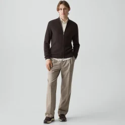 Full-Zip Cardigan in Cashmere