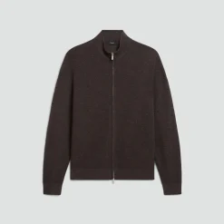 Full-Zip Cardigan in Cashmere