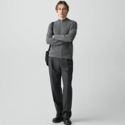 Full-Zip Cardigan in Cashmere