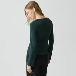 Gathered Top in Crepe Jersey