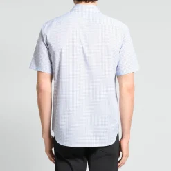 Irving Short-Sleeve Shirt in Geometric Cotton