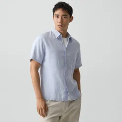 Irving Short-Sleeve Shirt in Relaxed Linen