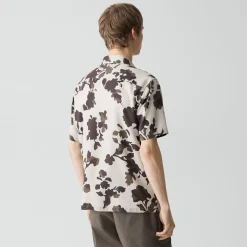 Irving Short-Sleeve Shirt in Floral Lyocell