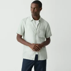 Irving Short-Sleeve Shirt in Relaxed Linen