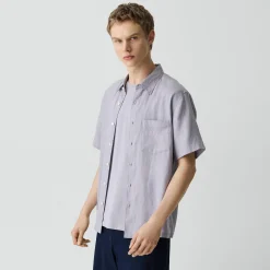 Irving Short-Sleeve Shirt in Relaxed Linen