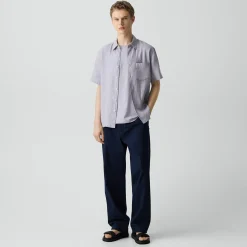 Irving Short-Sleeve Shirt in Relaxed Linen