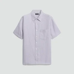 Irving Short-Sleeve Shirt in Relaxed Linen