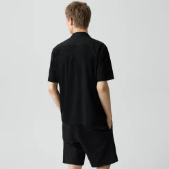 Irving Short-Sleeve Shirt in Structure Knit