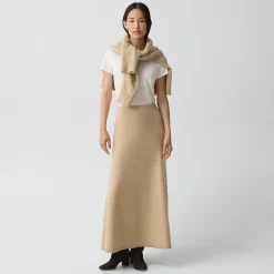 Knit Pull-On Skirt in Astor Wool