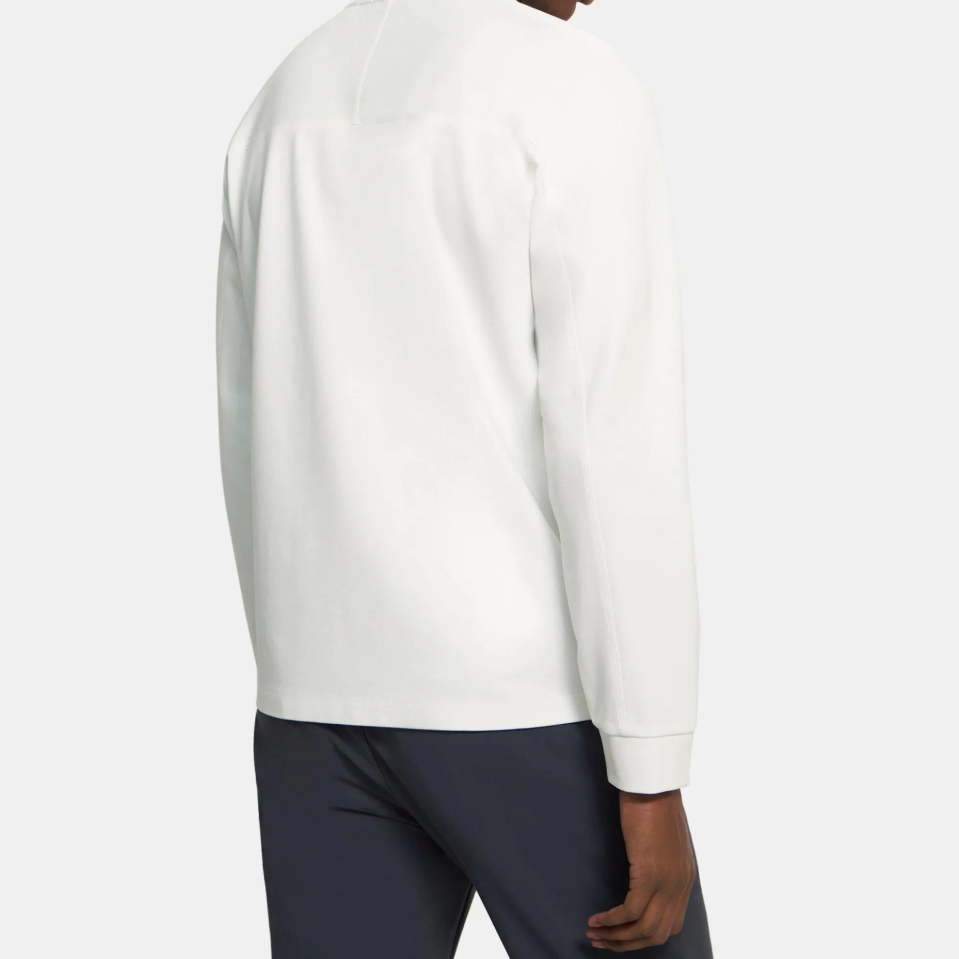 Long-Sleeve Tee in Stretch Jersey