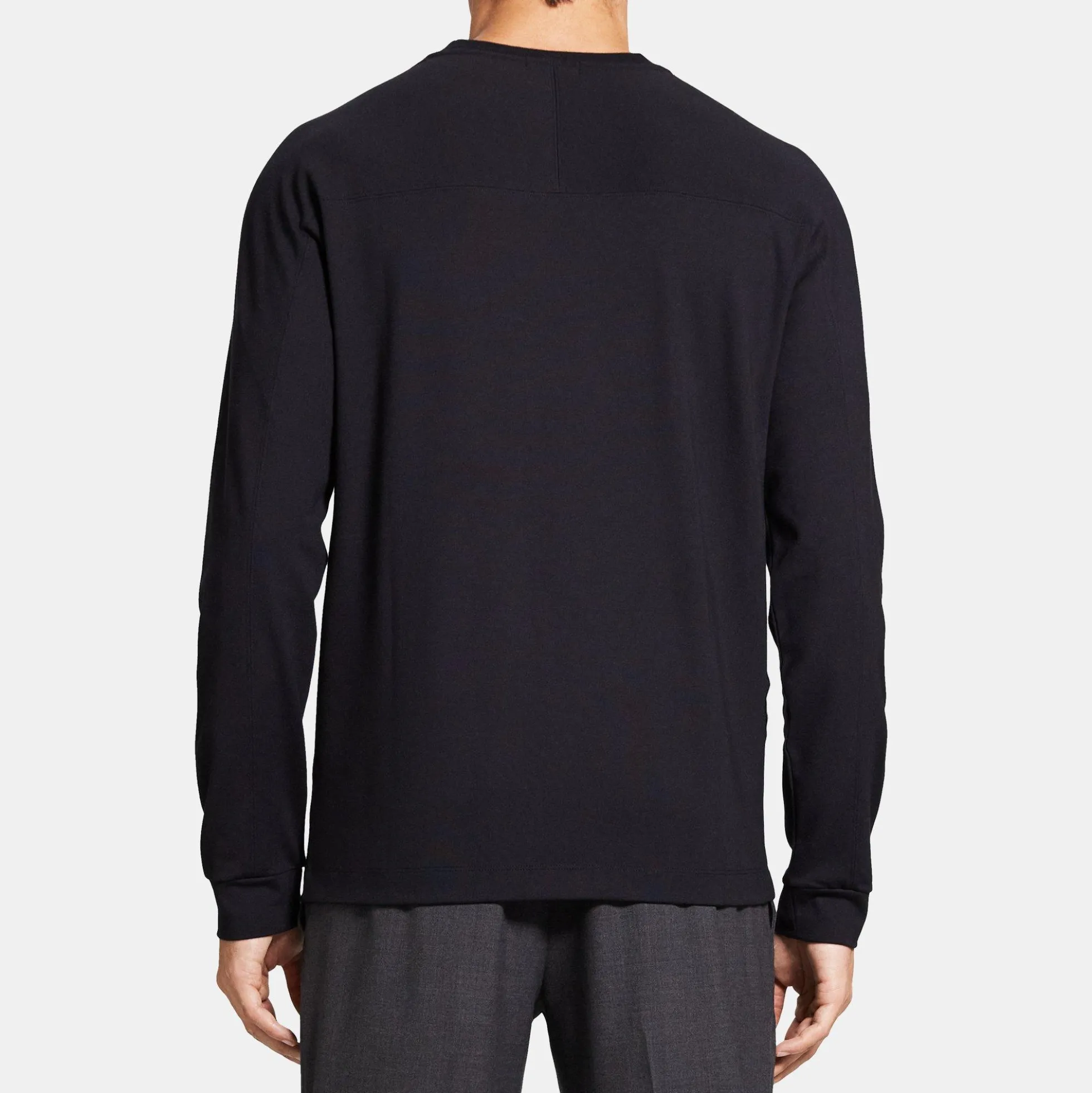 Long-Sleeve Tee in Stretch Jersey