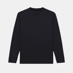 Long-Sleeve Tee in Stretch Jersey