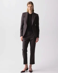 Lynnia Blazer in Sleek Flannel