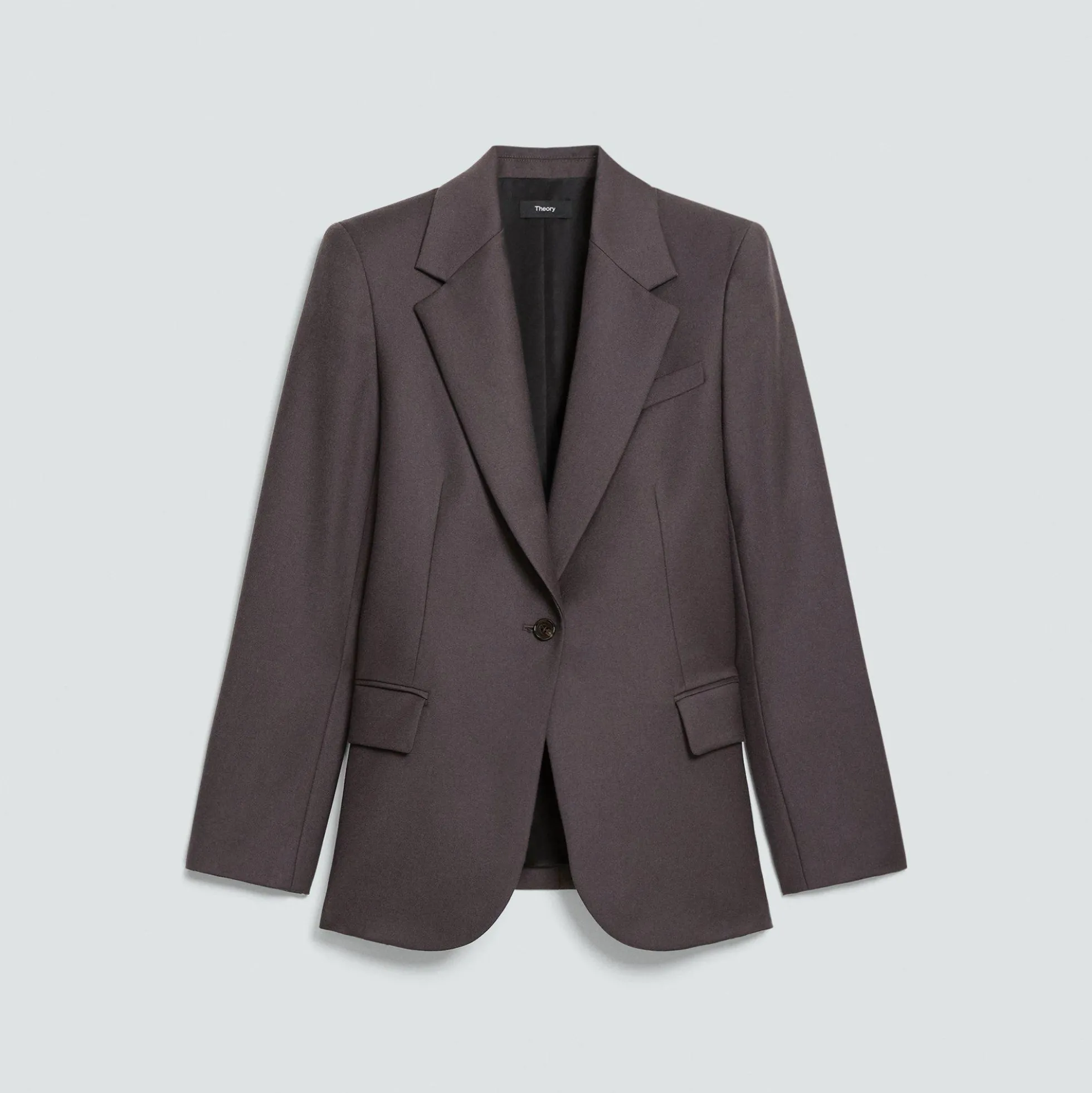 Lynnia Blazer in Sleek Flannel