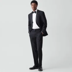 Mayer Tuxedo Pant in Stretch Wool