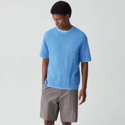 Mesh Tee in Cotton