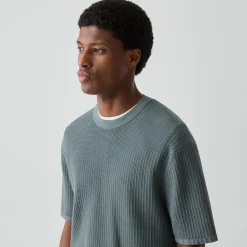 Mesh Tee in Cotton