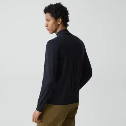 Mock Neck Sweater in Regal Wool