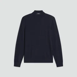 Mock Neck Sweater in Regal Wool
