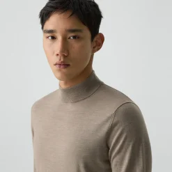 Mock Neck Sweater in Regal Wool