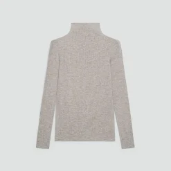 Mock Neck Top in Lounge Rib