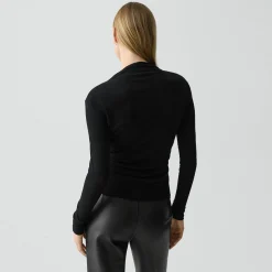Mock Neck Top in Soft Rib