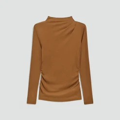 Mock Neck Top in Soft Rib